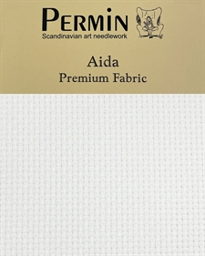 Aida Premium Fabric - White